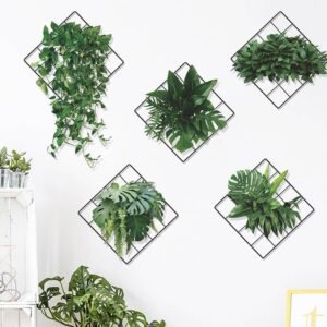 3D Plant Wall Stickers
